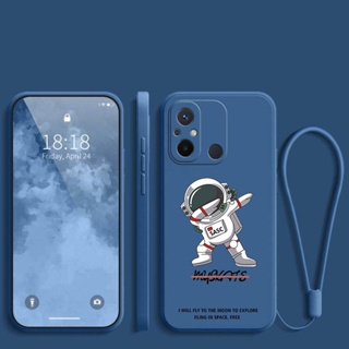 เคสซิลิโคนนิ่ม ลายการ์ตูนนักบินอวกาศ สําหรับ Xiaomi redmi 12C 10C 10A 9C 9A redmi 10 5G