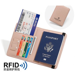 Passport Case Card Holder Cute Anti-Magnetic Protective Sleeve for Cards Document Bag Printed Soft Leather Passport Holder aLPM