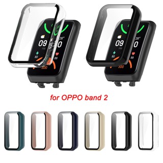 เคสกระจกกันรอยหน้าจอ ขอบแข็ง สําหรับ OPPO Band 2