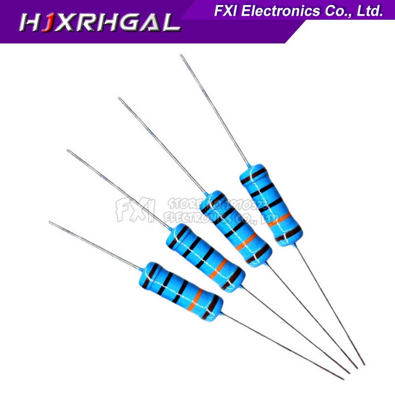 ตัวต้านทานฟิล์มโลหะ 3W 1% 0.1R ~ 20R 0.1R 0.3R 0.5R 1R 2R 5.1R 7.5R 10R 12R 15R 18R 20R โอห์ม igMopn