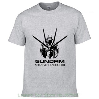 100% Cotton Straight O-neck Happy Yohe Strike Freedom Gundam T-shirt_03