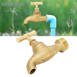 SaTine Shop Hose Bibb G1/2 Inch Garden Threaded Water Shut Off Valve Faucet for Irrigation Applications