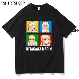 Anime My Dress-Up Darling T Shirts Gojo  Tee Shirt Harajuku T-Shirt Marin Kitagawa Men Hip Hop Tshirt Unisex Summer_03