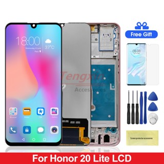 หน้าจอแสดงผล Lcd ดิจิทัล 6.21 นิ้ว พร้อมกรอบ สําหรับ Huawei Honor 20 lite 10i HRY-LX1T