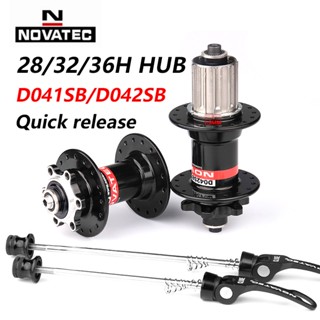 Novatec Hub D041SB D042SB ดิสก์เบรกจักรยานเสือภูเขา 28 32 36 หลุม 36H Hubs 8 9 10 11 12 Speed