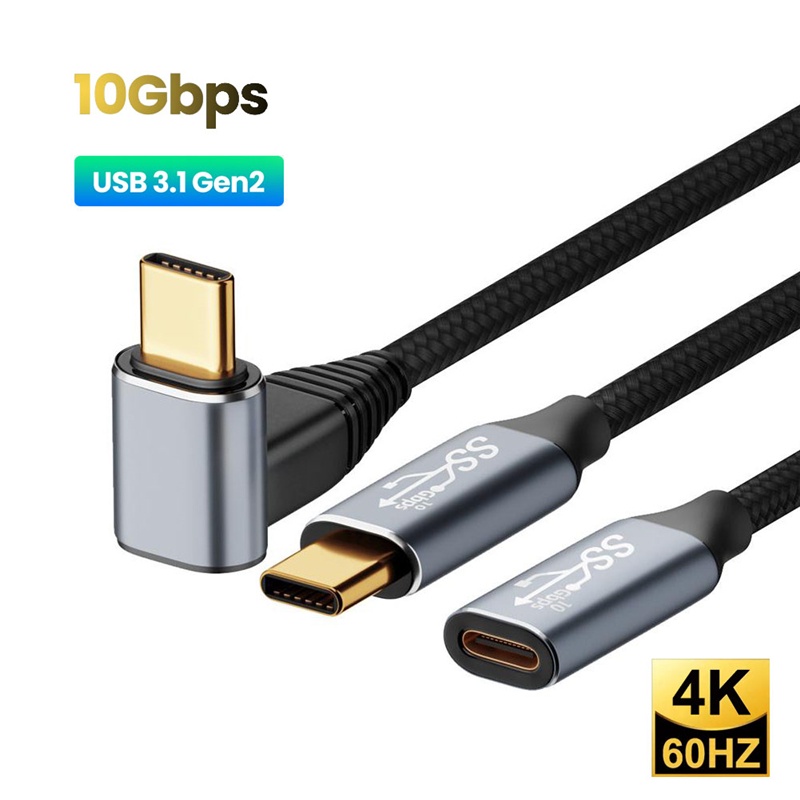 USB3.1 Gen2 10Gbps 4K @ 60Hz สาย PD100W 5A Fast สายชาร์จสําหรับ MacBook Steam Deck Samsung Oculus Qu
