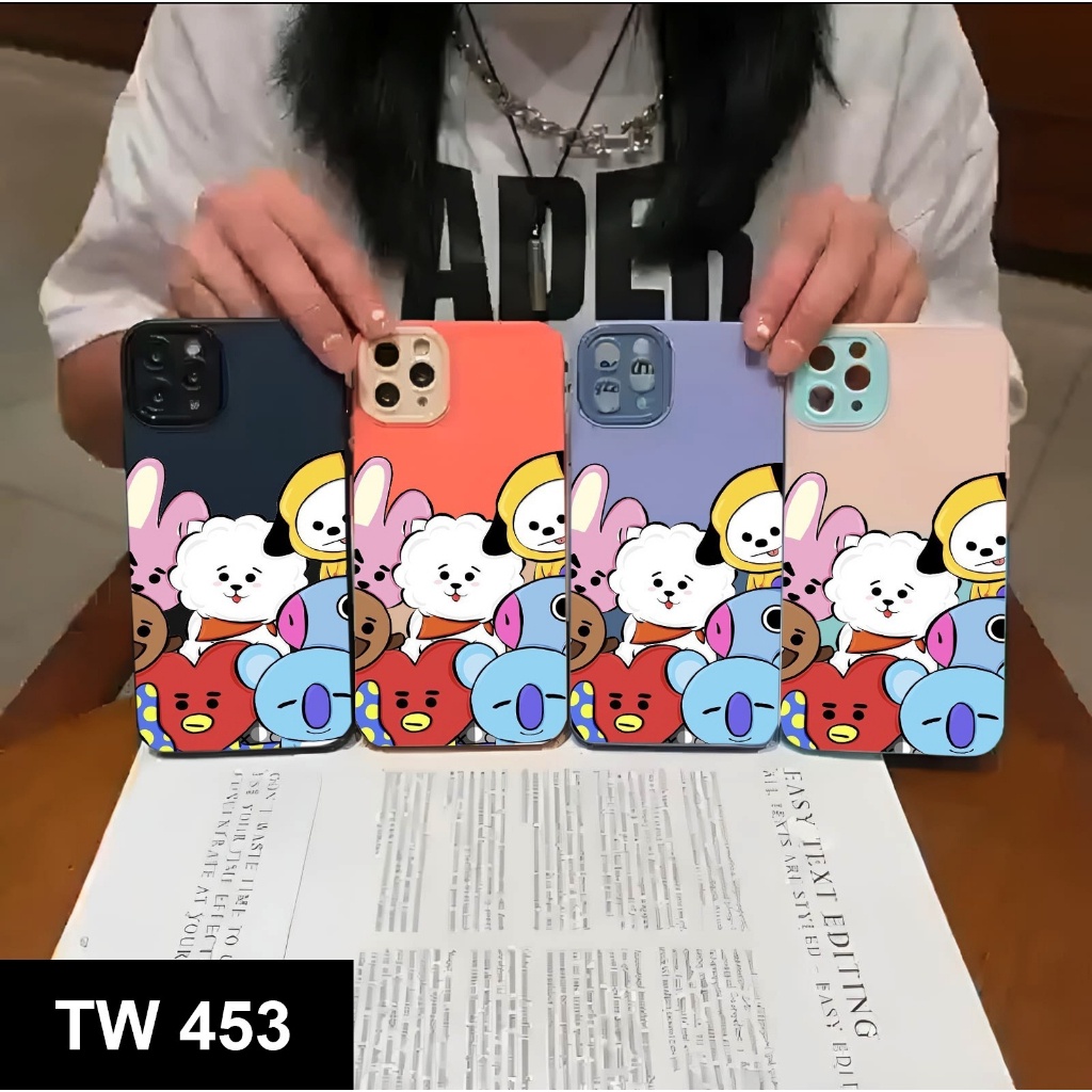 [CENTER 18] TWO TONE MOTIF สําหรับ REALME 8 4G REALME 8 PRO REALME 8i
