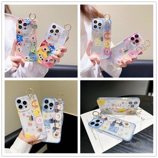 เคสโทรศัพท์มือถือ TPU นิ่ม แบบใส ป้องกันกล้อง ลายการ์ตูนมินนี่ มิกกี้เมาส์น่ารัก พร้อมสายคล้องข้อมือ สําหรับ Honor 50 60 70 SE Pro