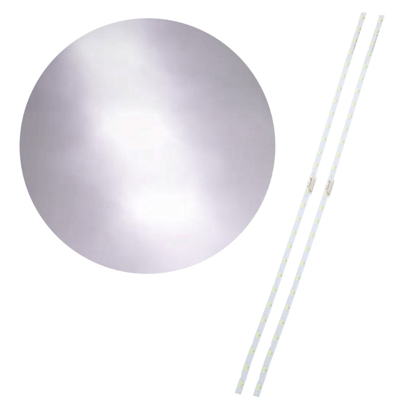 QUU 2PCS LED Backlight Strip สําหรับ UA43NU7100 UE43RU7400 UE43NU7092 Light Strip V8N1-430SM0-R0 LED