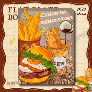 เคสแท็บเล็ต PC กันกระแทก ลาย Cola Burger สําหรับ ipad 10th Generation mini6 Book Type pro11 air 16.6 1366 ซม.