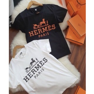 เสื้อยืด พิมพ์ลาย Herme S HORSE แบรนด์ CROPTOP BLOUSE นําเข้าจากซัพพลายเออร์