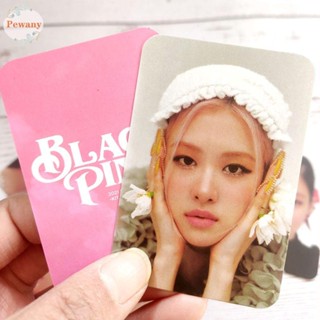 Pewany โปสการ์ดโลโม่ รูปภาพ PINK VENOM LISA JENNIE ROSE LISA แฮนด์เมด 1 ชุด