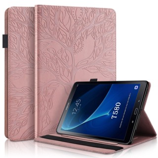 เคสแท็บเล็ตหนัง ฝาพับ พร้อมช่องใส่ปากกา สําหรับ Samsung Galaxy Tab A 10.1 10.5 2016 SM-T580 SM-T585 Galaxy TabA 10.1 นิ้ว 2016 (T580/T585) TabA 10.5 นิ้ว T590