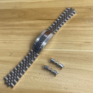 สายนาฬิกาข้อมือสเตนเลส ทรงโค้ง หรูหรา แบบเปลี่ยน สําหรับ Seiko SKX013 SRPE53 51 57K1 Seiko SKX 20 มม.