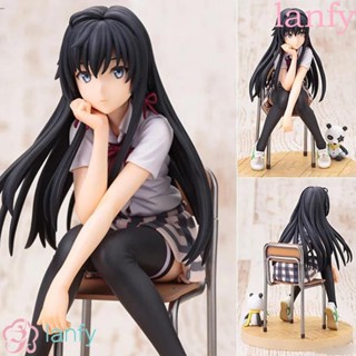 Lanfy ตุ๊กตาฟิกเกอร์ My Teen Romantic Comedy Snafu Pvc ขนาด 14.5 ซม. สไตล์ญี่ปุ่นสําหรับเด็ก