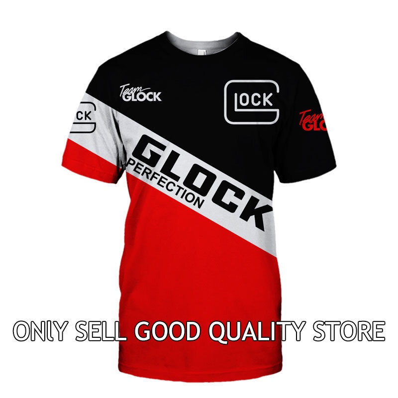 เสื้อยืด พิมพ์ลาย GLOCK MILITARY สําหรับผู้ชาย