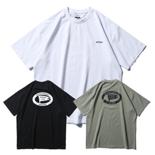 Wtaps WTVUA TEE เสื้อยืดลําลอง ผ้าฝ้าย แขนสั้น คอกลม พิมพ์ลาย สไตล์ฮาราจูกุ แฟชั่นสําหรับผู้ชาย