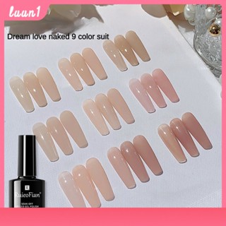 Ruieo Fian กาวติดเล็บ Ice Through Nude Color White Dream Naked Nail Salon For Nail Polish Set Nude Nail Polish Ice Through Nail Polish Cod ซื้อทันทีเพิ่มลงในรถเข็น