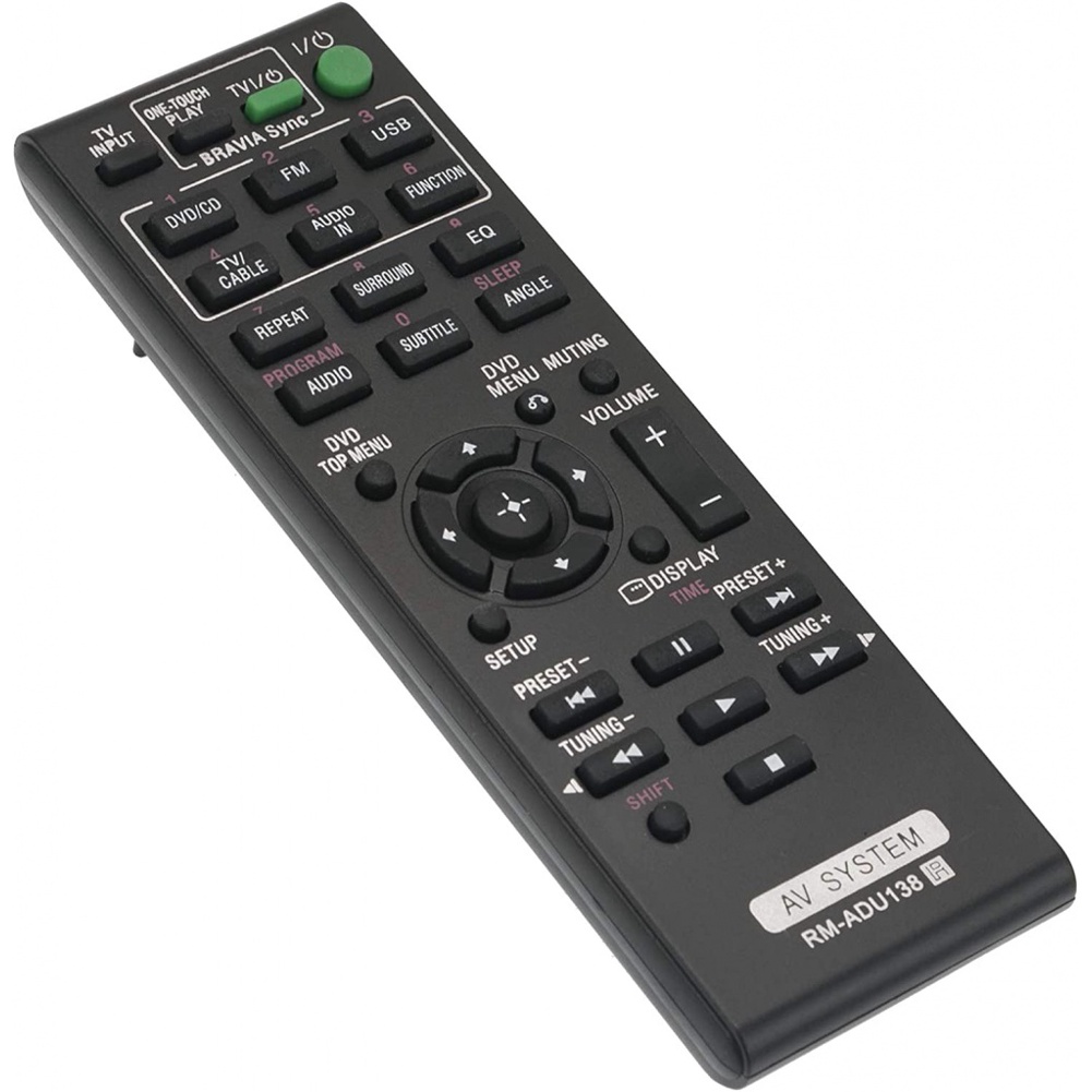 RM-ADU138 เปลี่ยนรีโมทคอนโทรล RMADU138 fit สําหรับ Sony Audio Video ระบบ AV โฮมเธียเตอร์ DAV-TZ140 D