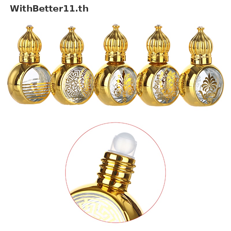 Better ขวดลูกกลิ้ง รูปมงกุฎ สีทอง ขนาดพกพา 10 มล.