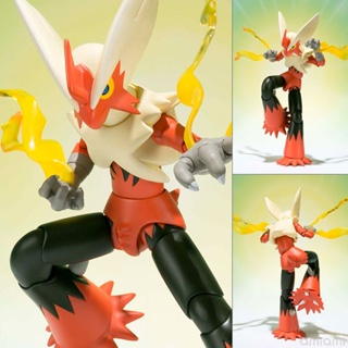 Mega Blaziken (ขยับได้) ของแท้ JP - S.H.Figuarts Bandai [โมเดลโปเกมอน]