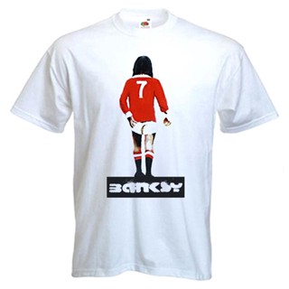 【hot sale】เสื้อยืด ลาย Banksy George ศิลปะเมืองยูไนเต็ด สําหรับผู้ชาย ไซซ์ S Xxxl