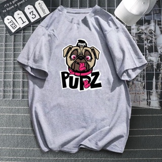 【เสื้อยืดใหม่】TEAM PUPZ print design T-shirt cotton unisex COD asia size