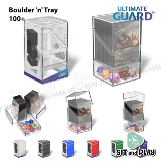 Ultimate Guard - BouldernTray Deck Case 100+ กล่องเด็คใส่การ์ดและอุปกรณ์เสริม สำหรับใส่การ์ด 100 ใบ