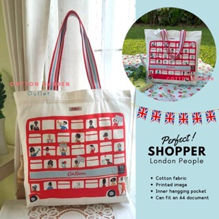 🇬🇧ใบใหญ่ กระเป๋าช้อปปิ้งลดโลกร้อน รุ่น Perfect Shopper London People