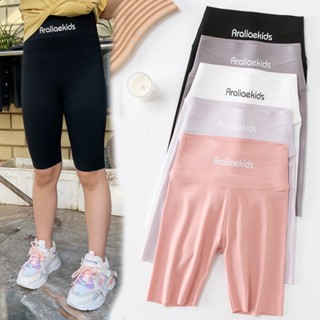 กางเกงเลกกิ้งขาห้าส่วน แบบบาง ลายฉลาม แฟชั่นฤดูร้อน สไตล์เกา…