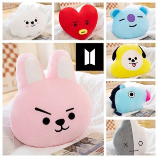 Jason BTS BT21 หมอนตุ๊กตานุ่ม ของขวัญสําหรับเด็ก ตกแต่งบ้าน โซฟา เบาะ TATA RJ MANG KOYA COOKY SHOOKY CHIMMY