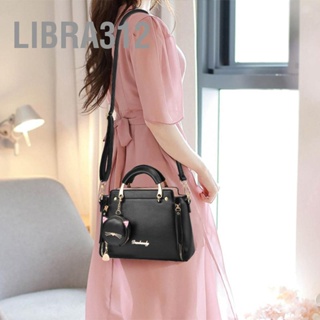  Libra312 กระเป๋าถือแฟชั่นสตรีกระเป๋าโท้ทกระเป๋าสะพายไหล่น่ารักกระเป๋าถือ Satchel พร้อมสายปรับได้สำหรับเด็กผู้หญิง