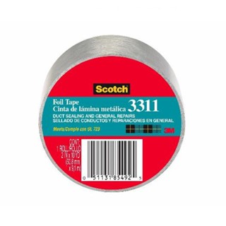 เทปและกาว Scotch® Foil Tape 2 Inch X10 Yds