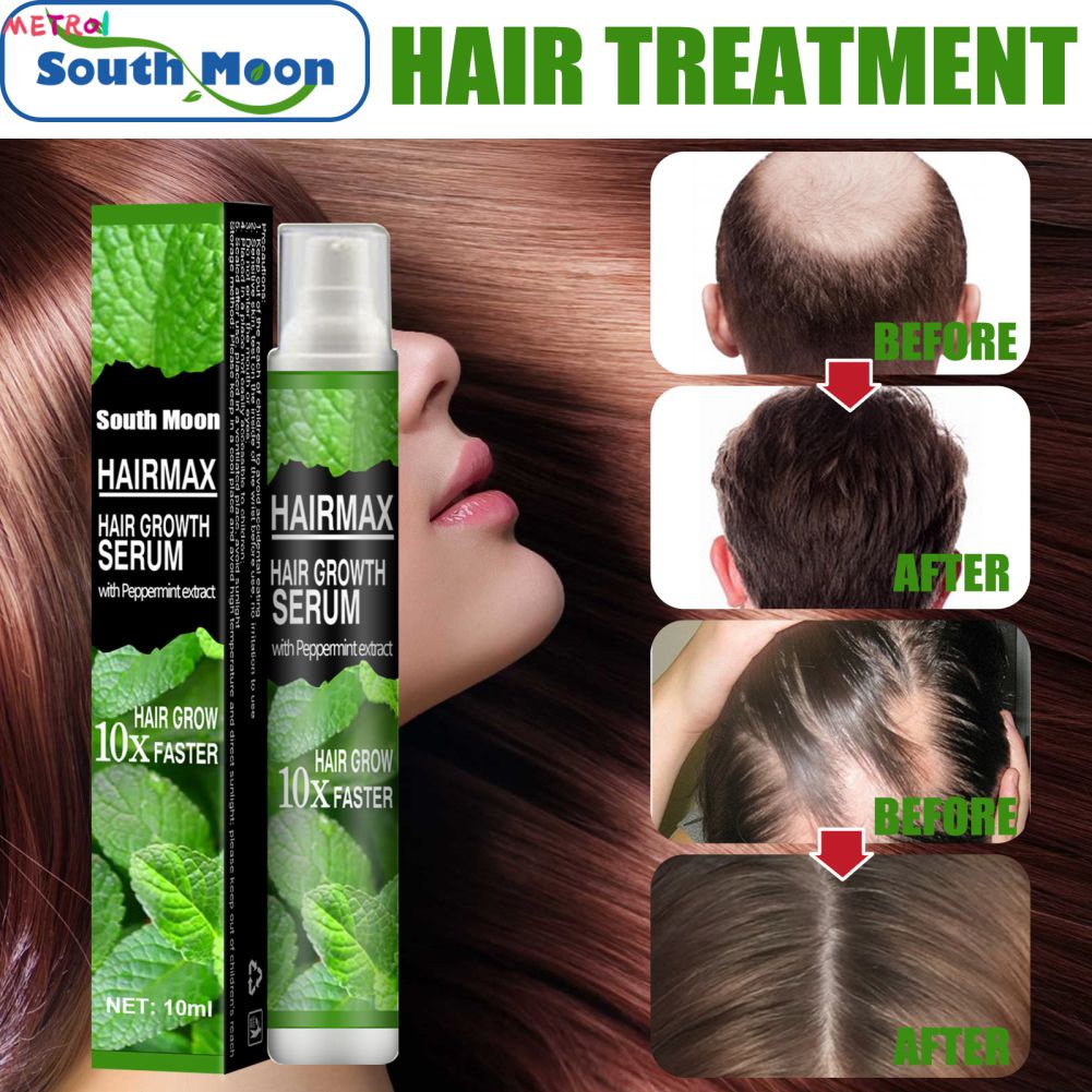 South Moon Hair Growth Spray Hair Grower สำหรับผู้ชาย/ผู้หญิง Hair &amp; Scalp Treatments Anti Hair Loss Metro1
