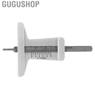 Gugushop Tire Depth Gauge  Rust Proof Tread Depth Gauge Measuring Tool Durable  for Vehicle