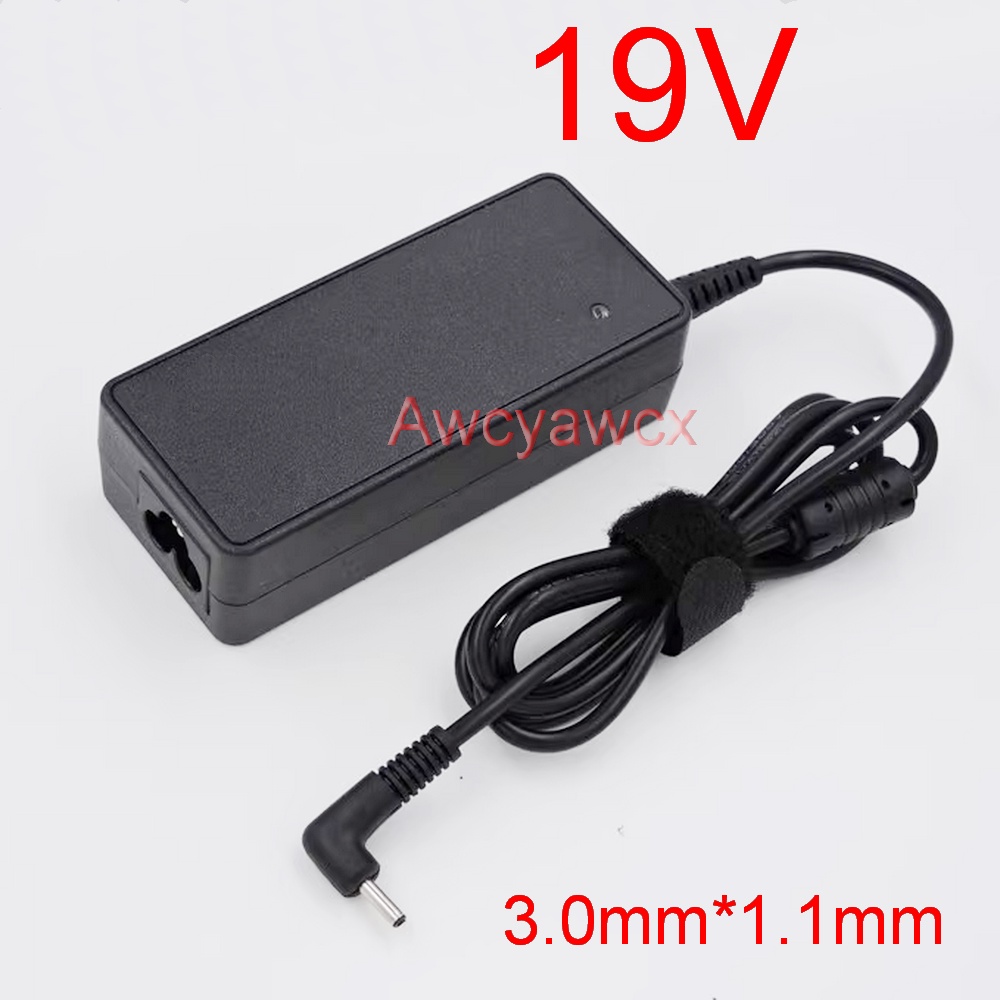อะแดปเตอร์ไฟ AC DC 19V 2.1A 2A 3.0 มม.1.1 มม. 3.0mm 1.1mm แล็ปท็อปสําหรับ Samsung Series 5 (13.3) NP