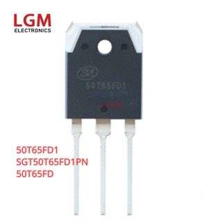 ทรานซิสเตอร์ IGBT 50T65FD1 SGT50T65FD1PN 50T65FD 50A 650V TO-3P 5 ชิ้น