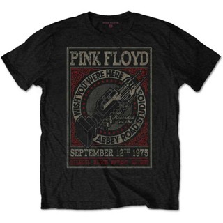 Camiseta เสื้อยืดลําลอง แขนสั้น คอกลม พิมพ์ลาย Pink Floyd WYWH Abey Road Studios สีดํา สําหรับผู้ชาย ของขวัญวันเกิด แม่ พ่อ