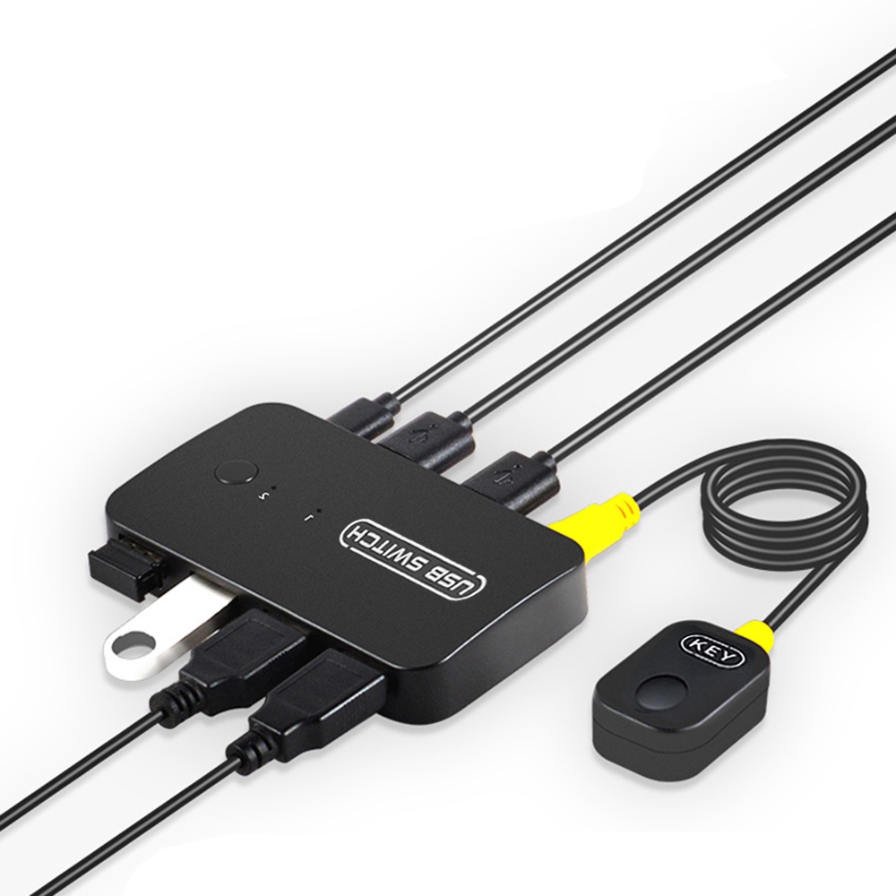 อะแดปเตอร์ฮับควบคุม USB KVM USB2.0 4 อินพุต 4 เอาท์พุต สําหรับแล็ปท็อป คอมพิวเตอร์ เครื่องพิมพ์ คีย์บอร์ด เมาส์ มอนิเตอร์