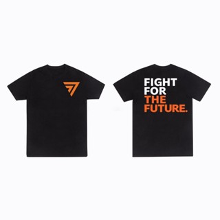 เสื้อเลือกตั้ง เสื้อยืดยอดนิยม พิมพ์ตัวอักษร FIGHT FOR THE FUTURE TSHIRT เสื้อยืดแขนสั้นคอกลม S-5XL  ใหม่เอี่ยม