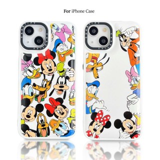 Disney Mickey สเตอริโอ เคสซิลิโคน iPhone เคสไอโฟน14 เคส compatible for iPhone 13 12 11 14 Pro max xs xr xsmax cases เคสไอโฟน11แบบสี่เหลี่ยม case iPhone13 เคสiPhone11