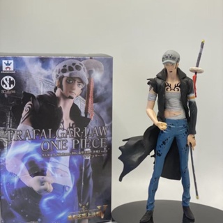 โมเดลวันพีช SC POP Trafalgar D. โมเดลฟิกเกอร์ Water Law Battle Damage Edition the Top War ขนาด 17 ซม. ของเล่นสําหรับเด็ก