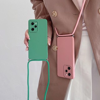 เคสโทรศัพท์มือถือ ซิลิโคน ผิวด้าน พร้อมสายคล้องคอ และสายคล้องคอ สําหรับ Mi Poco X5 Pro Poko X5pro X 5 X4 GT Pro M4 M5 5G