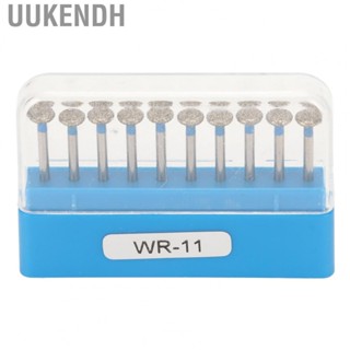 Uukendh Handpiece Burrs 10pcs  Bur Bits Stainless Steel Rust Proof With