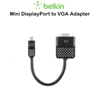 Belkin Mini DisplayPort to VGA อะแดปเตอร์แปลงเป็นVGAเชื่อมต่อแล็ปท็อปกับจอภาพเกดรพรีเมี่ยม (ของแท้100%)