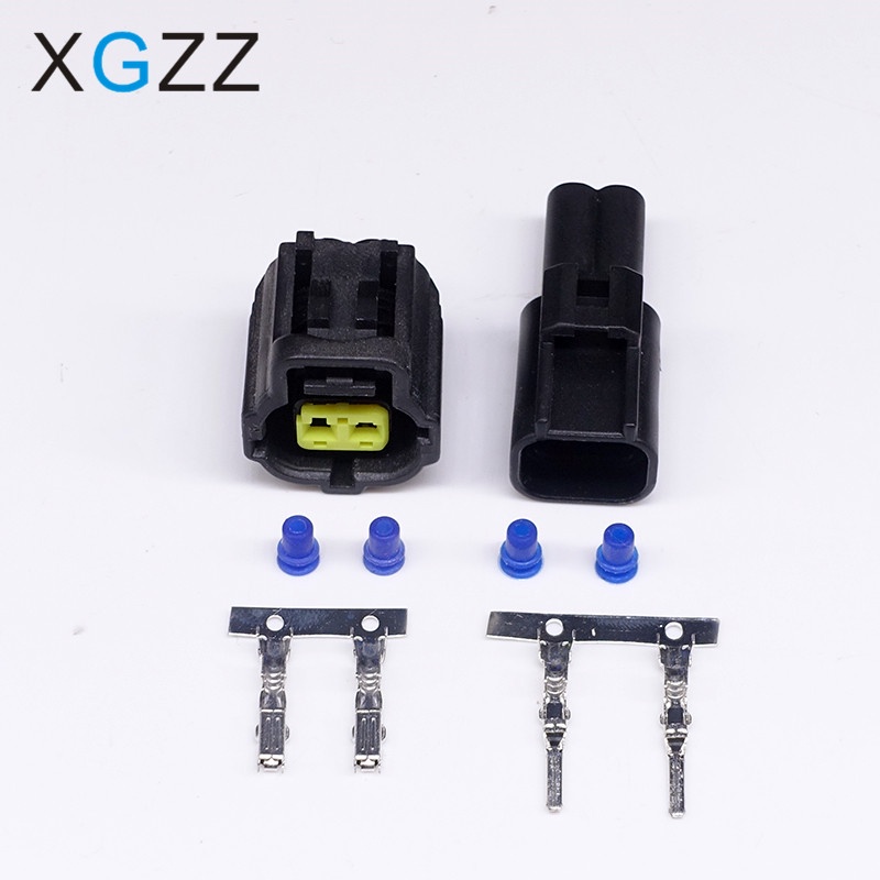 2pin 1.8series ปลั๊กกันน้ําไฟฟ้าในรถยนต์ ขั้วต่อสายรัดสายไฟตัวเมียอัตโนมัติ 184006-1