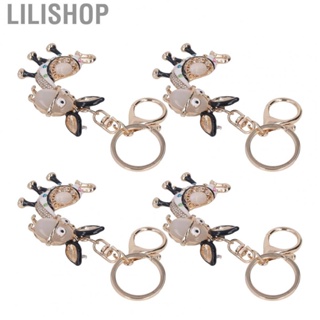 Lilishop Keychain Pendant  Donkey Keychain Exquisite Environmentally Friendly Zinc Alloy Seamless Welding  for Decoration