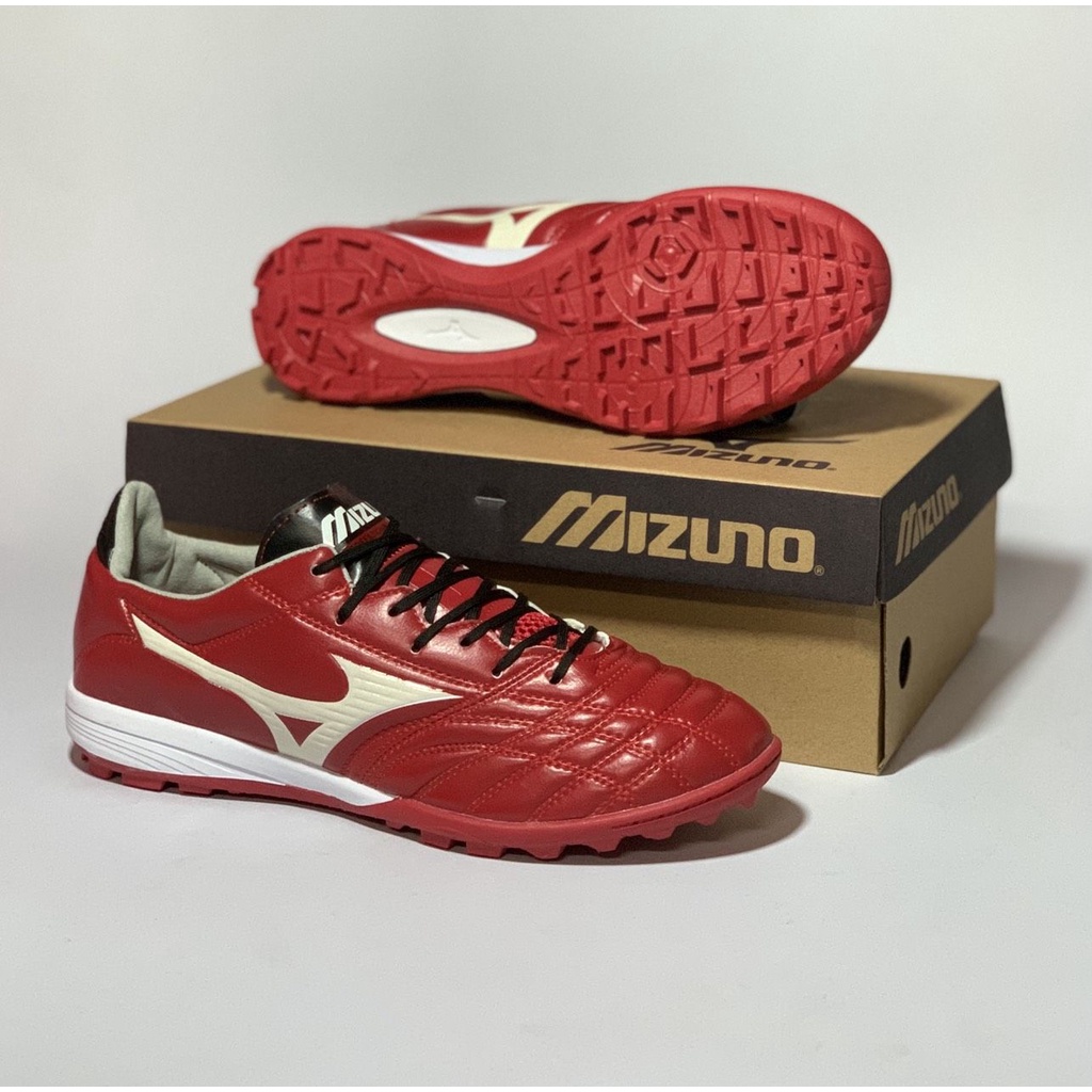 รองเท้า ฟุตซอล ร้อยปุ่ม สตั๊ด"⚽️รองเท้าเตะบอล" Mizuno หนังนุ่มเบาแข็งแรง สินค้าตรงปก 100% รับประกันคุณภาพสินค้า