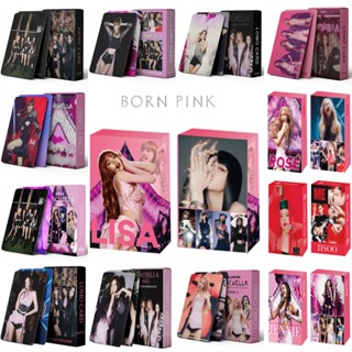โฟโต้การ์ด อัลบั้มรูปภาพ BLACK-Pink Venom JISOO LISA JENNIE ROSE สีชมพู จํานวน 55 ชิ้น ต่อกล่อง