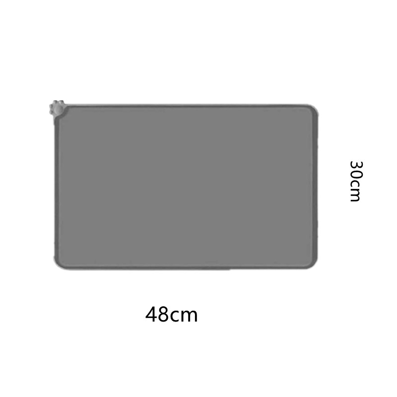 ซิลิโคนรองชามกันลื่น แผ่นซิลิโคนรองชามอาหารสัตว์เลี้ยง ผ้ายางรองอาหารหมาแมว แผ่นซิลิโคนรองชามอาหารสําหรับสัตว์เลี้ยง